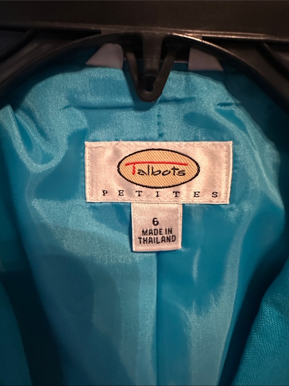 VTG Talbots Turquoise Blazer Jacket - Picture 2 of 7